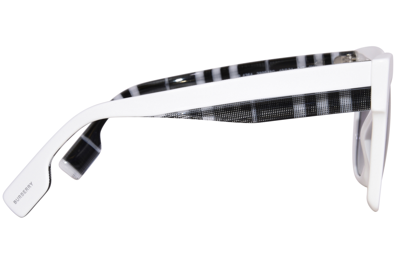 NEW Burberry BE4364 KITTY 39958G White Gray hot Gradient Square Women Sunglasses