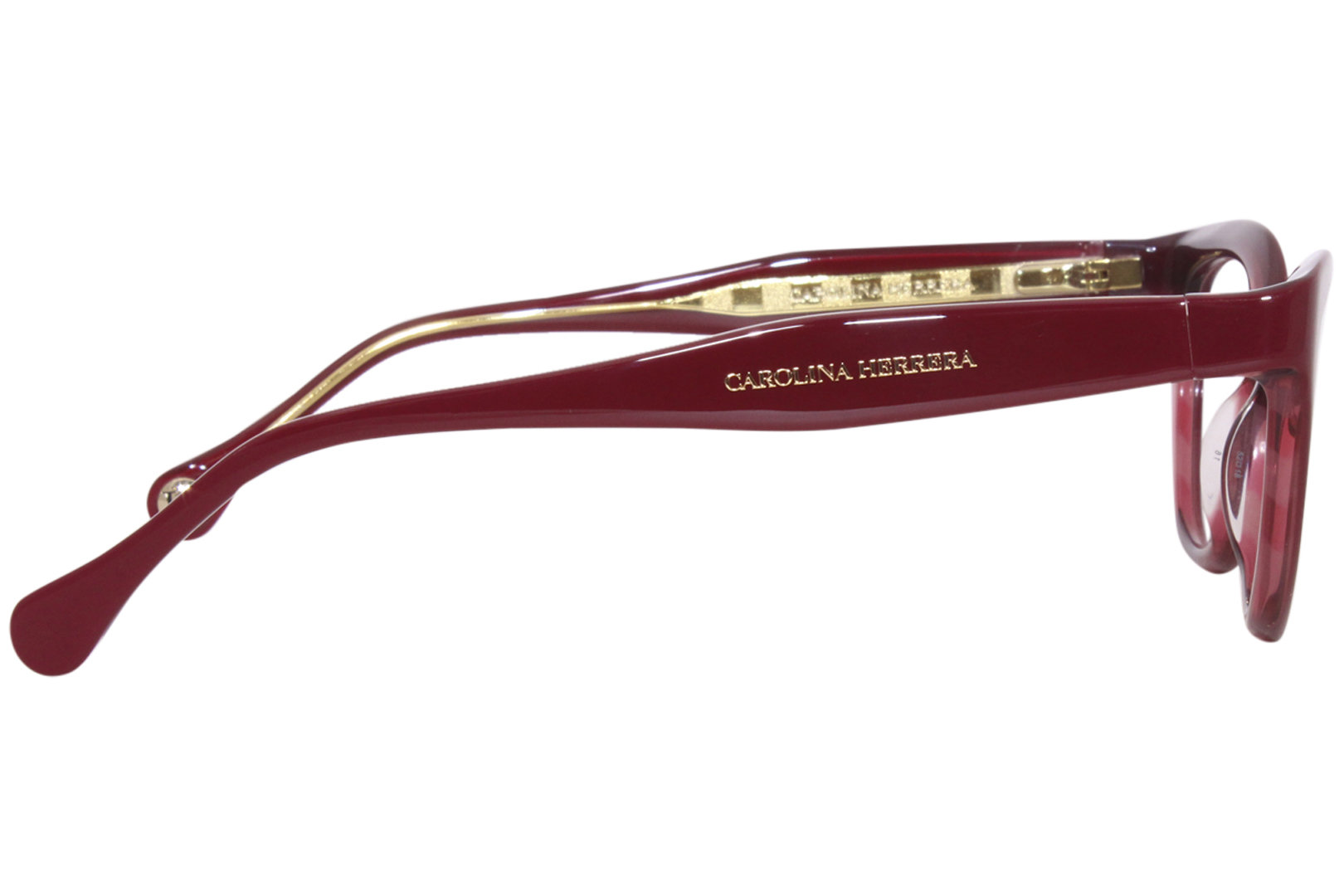 Carolina Herrera Ch0017 Lhf Eyeglasses Womens Burgundy Full Rim 52 18 145