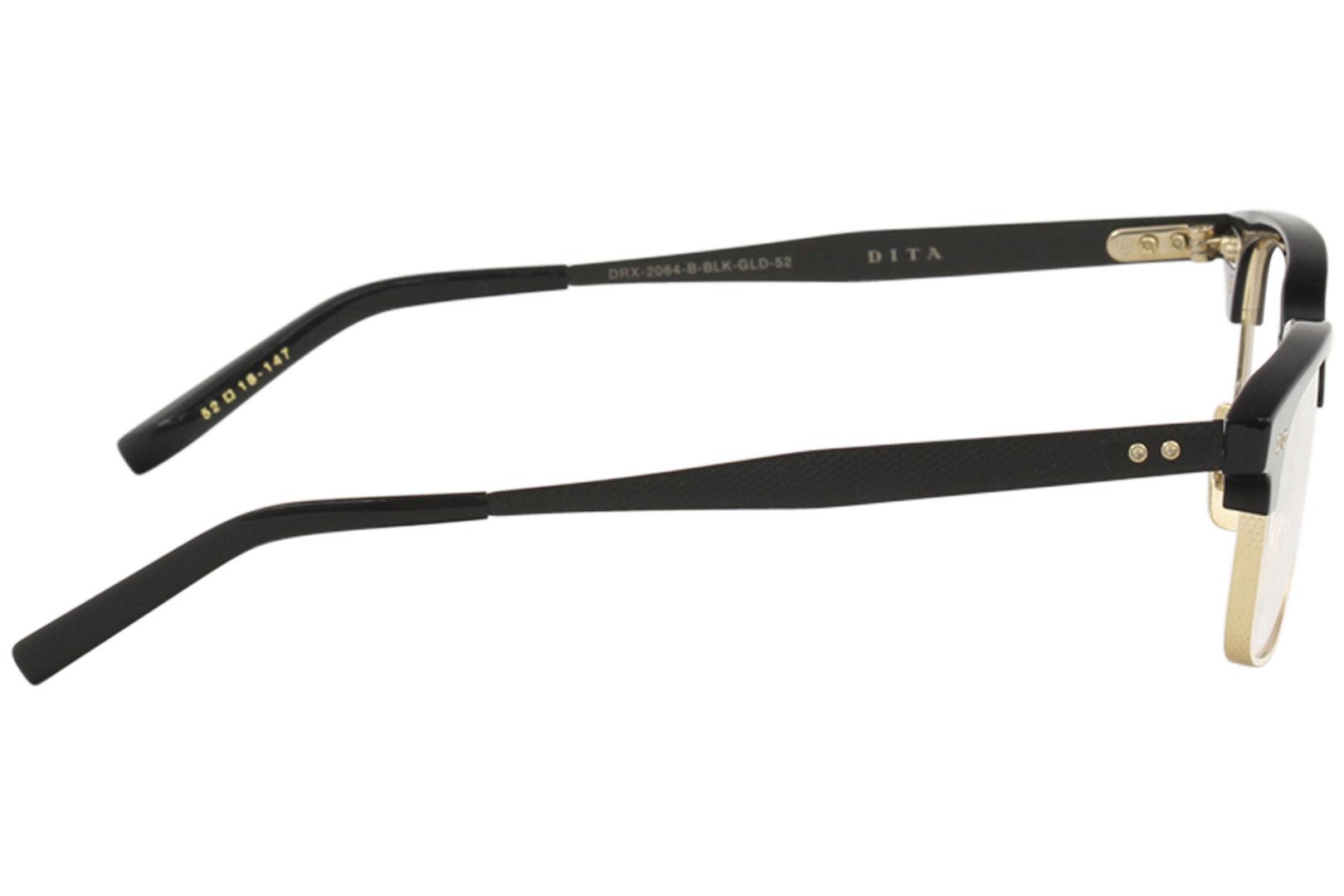 Dita Men's Eyeglasses Statesman-Three DRX-2064 12K Gold Full Rim