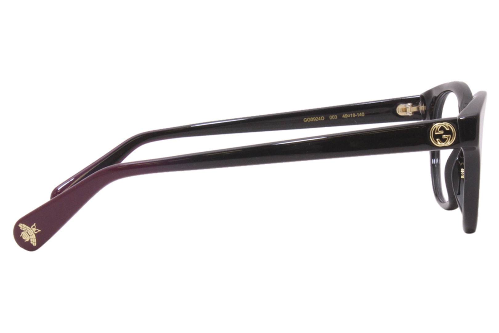 NEW GUCCI GG0924O newest 003 Black Square Women Eyeglasses