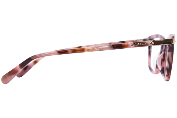 Coach HC6219U 5528 Eyeglasses Women's Rose Pearl Tortoise Full Rim