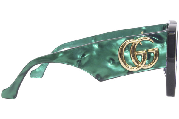 Gucci GG0956S 001 Sunglasses Black/Green