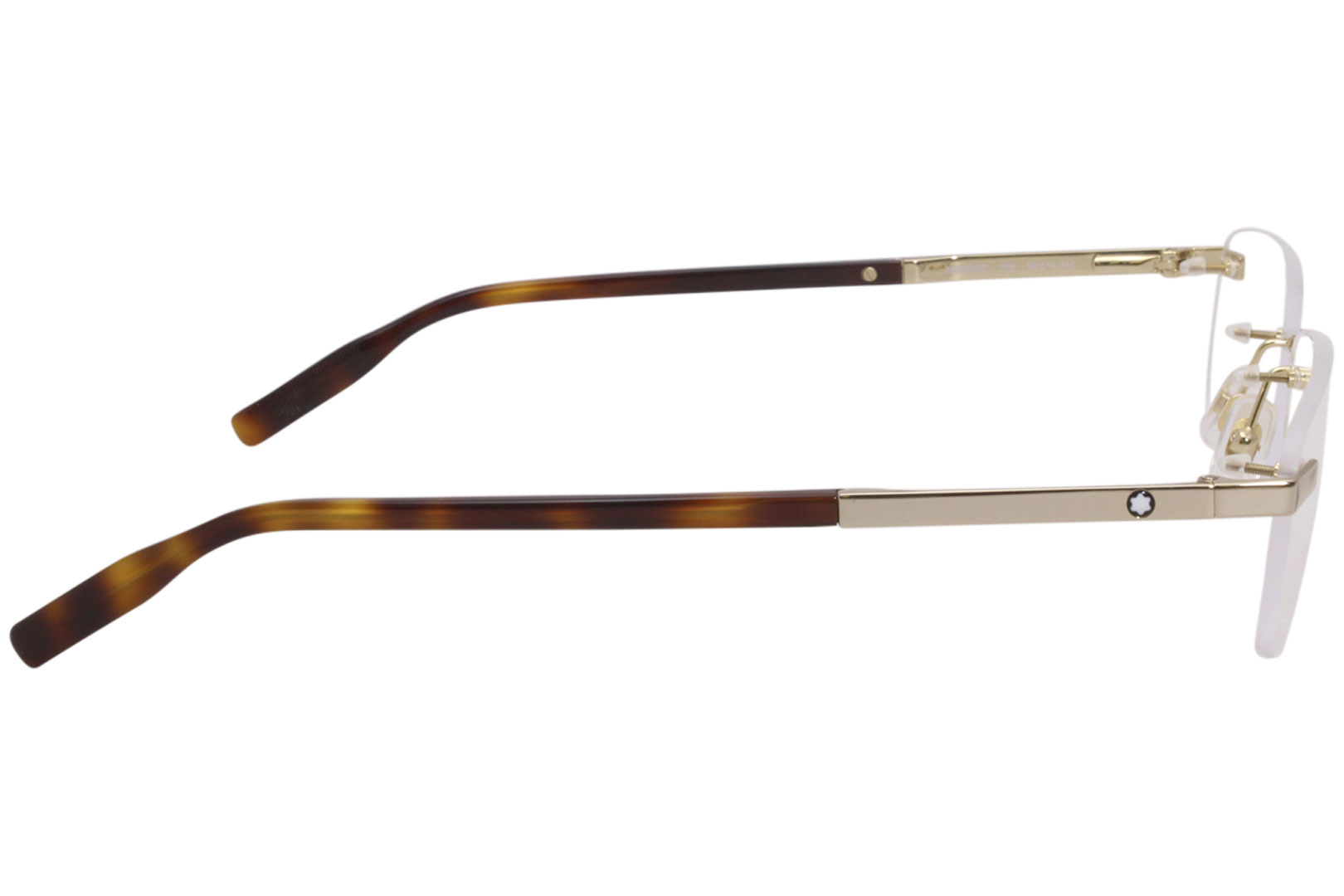 Mont Blanc Eyeglasses Mb0023o 006 Goldhavana 59 18 150mm 