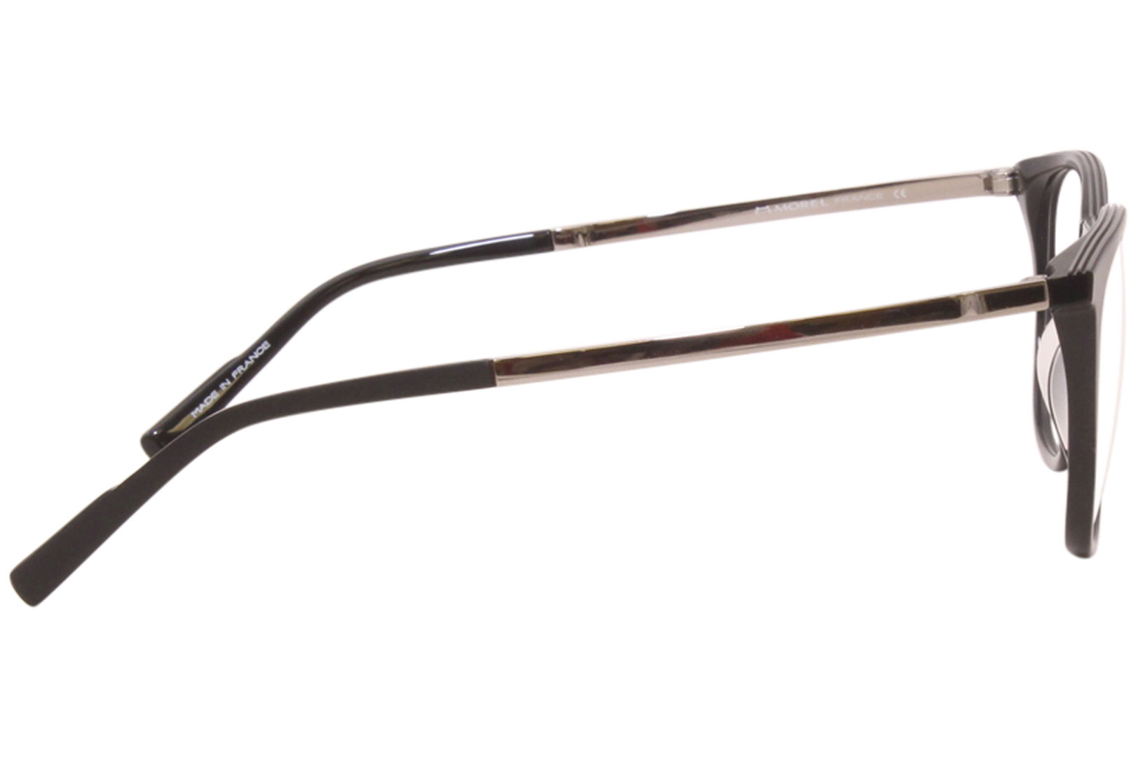 Morel OGA Eyeglasses Men's 10140O NG07 Black/Silver 52-20-145mm ...
