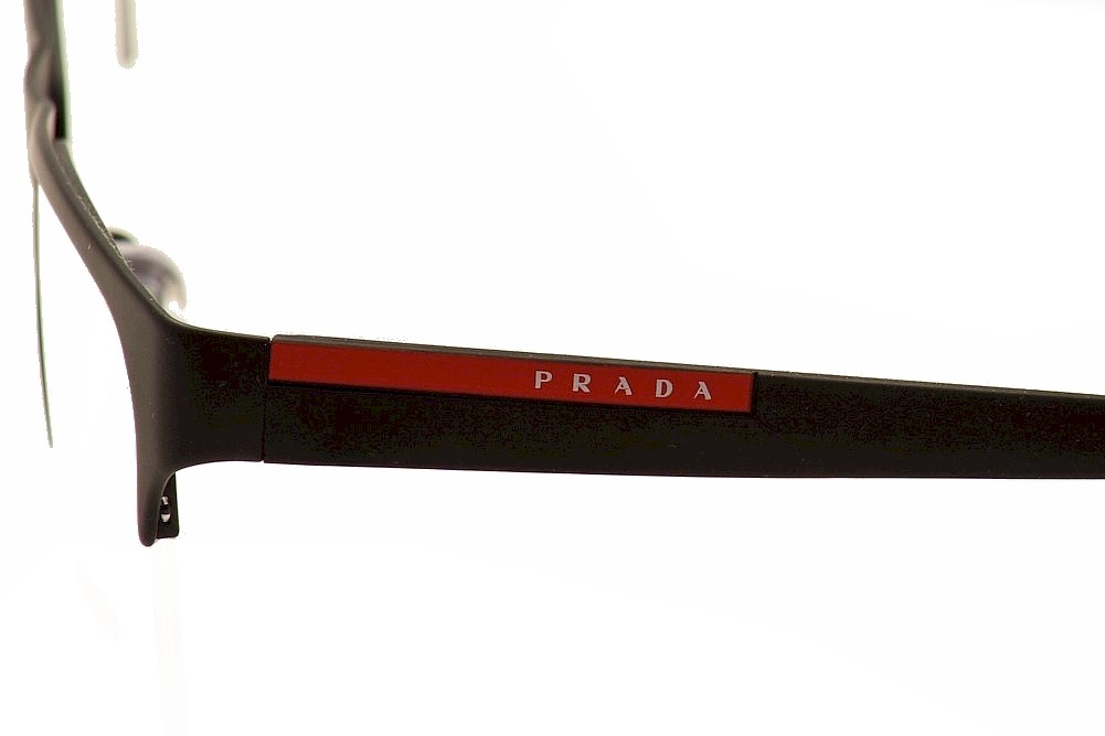 Prada Linea Rossa Eyeglasses VPS55F VPS/55/F DG1/1O1 Gunmetal Optical ...