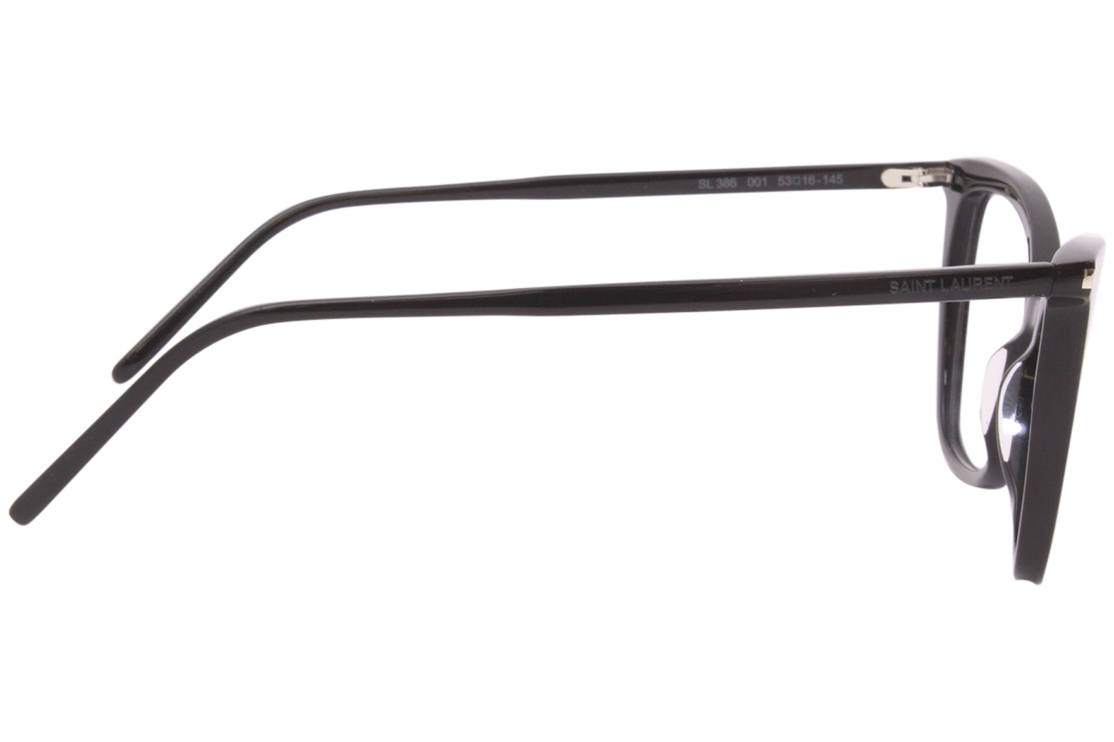 SL 386 Cat Eye Glasses in Black - Saint Laurent