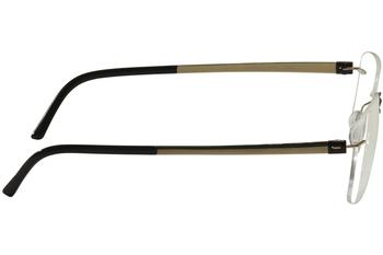 silhouette rimless 5452 titan accent