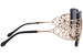 Caviar M6908 Sunglasses Women's Butterfly Shape w/Clear Crystals