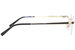 Dunhill DU0038OA Eyeglasses Men's Rimless Square Shape