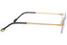 Fred FG50002U Men's Eyeglasses Rimless Rectangular Optical Frame