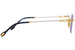 Fred FG50032U Eyeglasses Men's Rimless Rectangle Shape