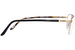 Jaguar 35057 Eyeglasses Men's Semi Rim Rectangle Shape