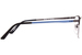 Michael Ryen MR-400 Eyeglasses Men's Semi Rim Square Shape