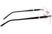 Mont Blanc MB0346O Eyeglasses Men's Rimless Rectangle Shape