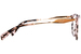 Prada PR 02ZV Eyeglasses Women's Full Rim Butterfly Shape