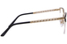 Versace VE1297 Eyeglasses Women's Semi Rim Cat Eye