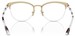 Vogue VO4304 Eyeglasses Women's Semi Rim Oval Shape