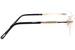 Zilli ZI60086 Eyeglasses Men's Rimless Rectangle Shape