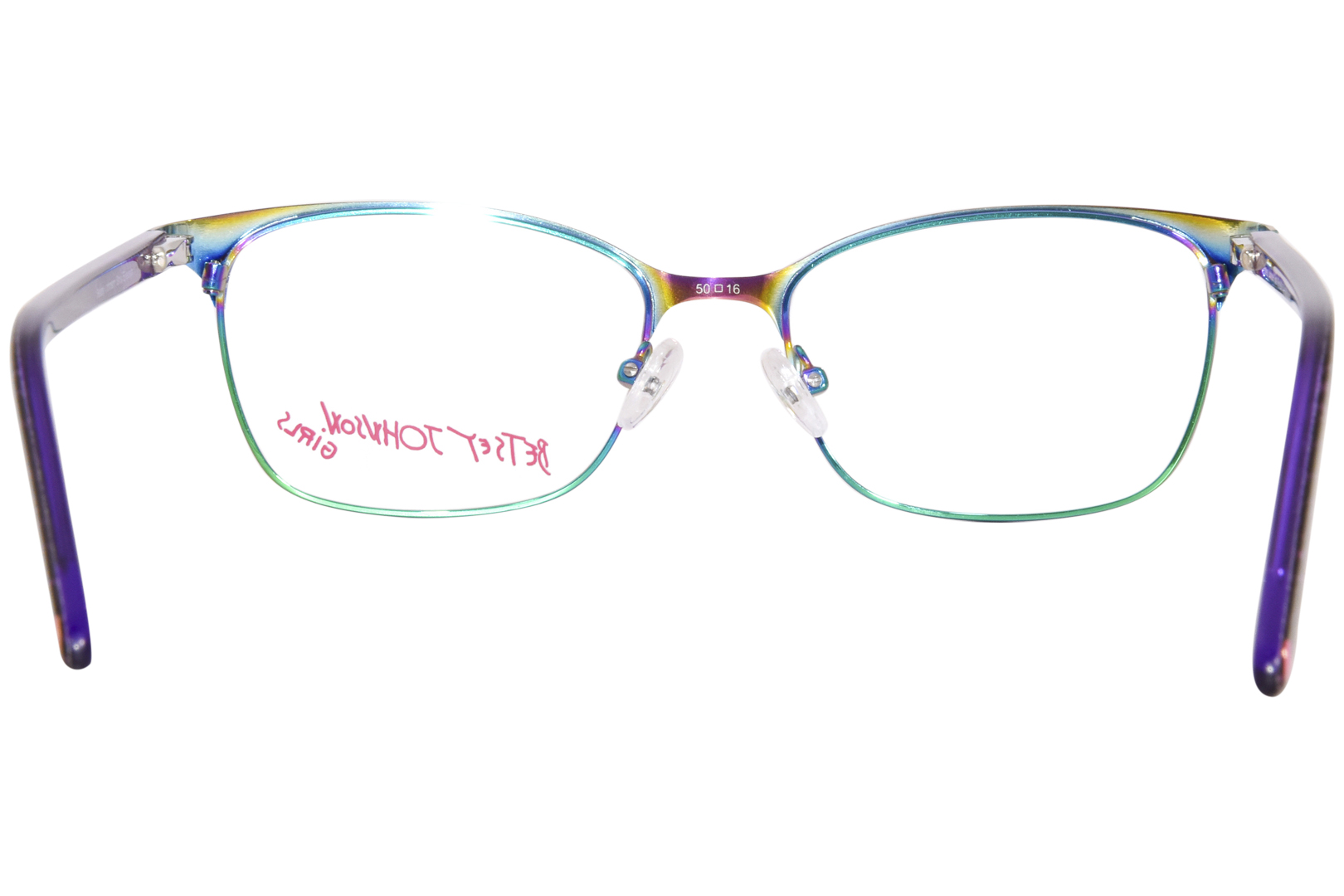 Betsey Johnson Be Kind Eyeglasses Youth Kids Girl's Full Rim Square ...