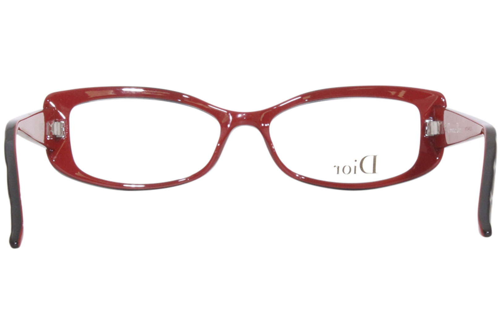 Christian Dior Eyeglasses Womens Cd3227 El4 Black Red 52 15 140mm 6229