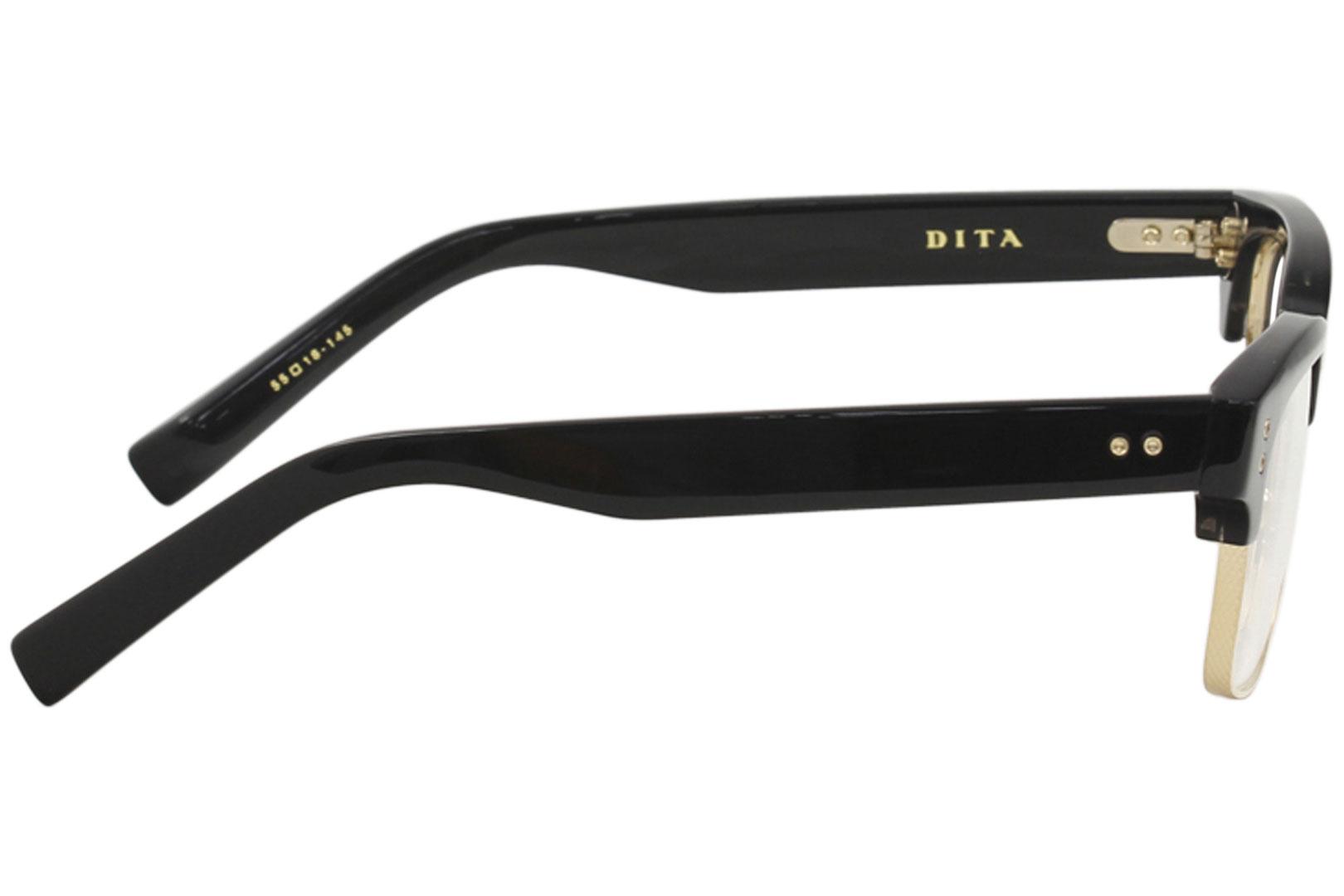 Dita Eyeglasses Statesman DRX-2011J 12K Gold Full Rim Titanium Frame 55mm