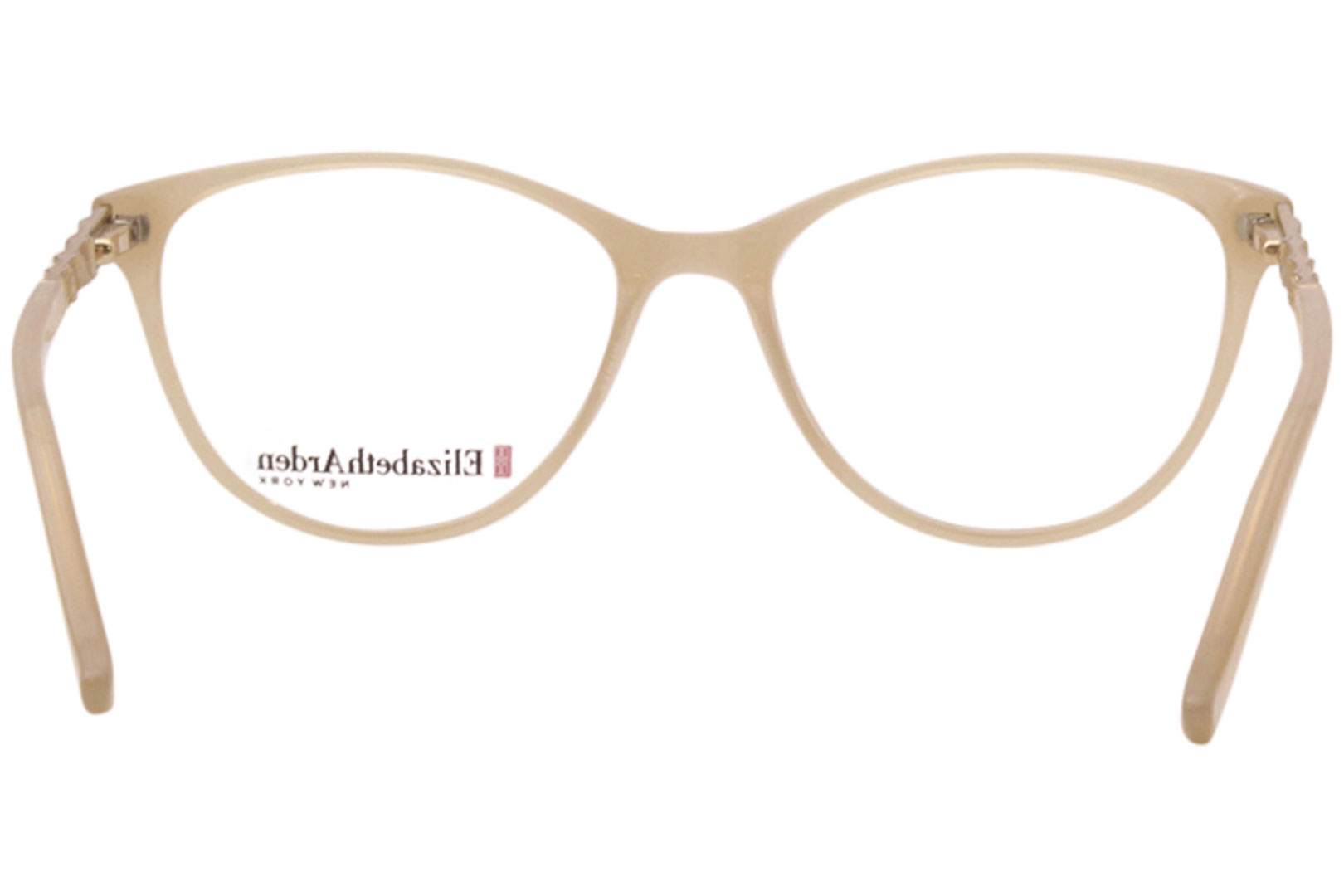 Elizabeth Arden EAC412-1 Eyeglasses Women's Black/Pearl Full Rim 53-16-140  | EyeSpecs.com