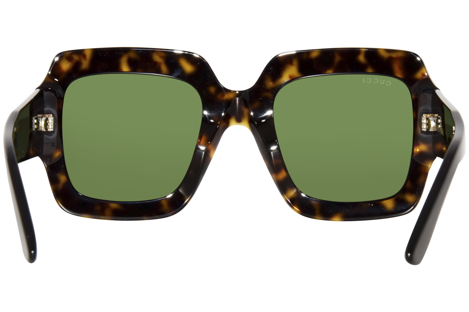 Gucci havana shop green sunglasses