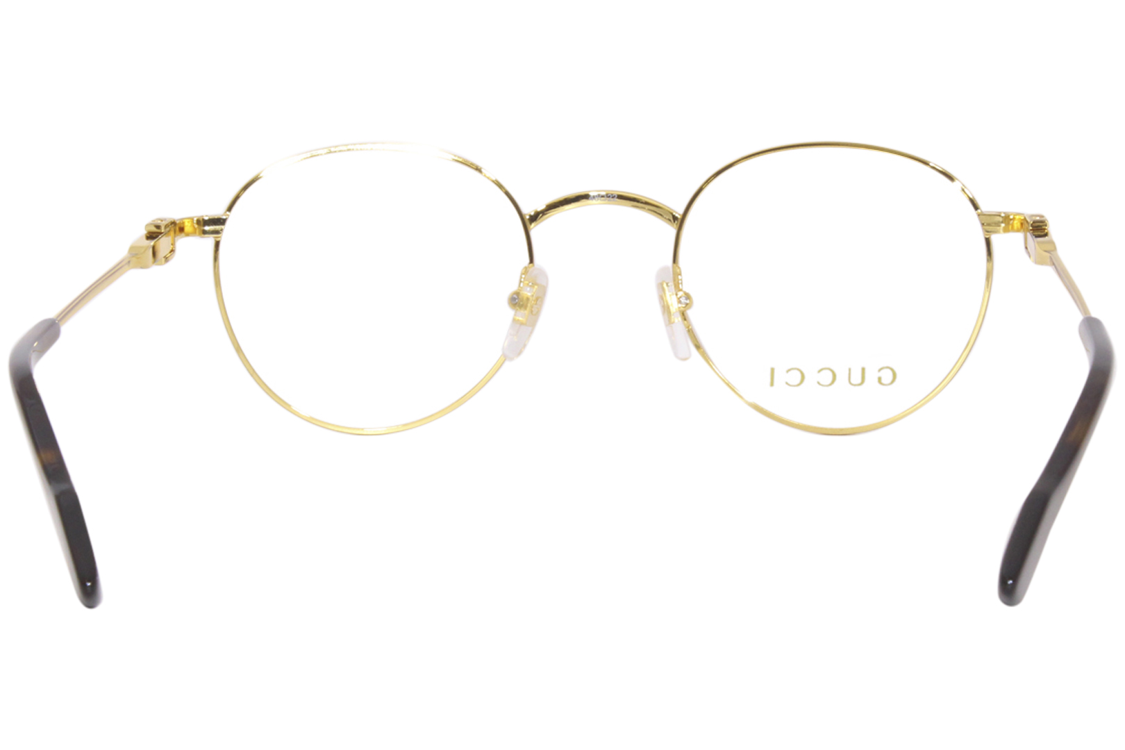 Gucci Gg1222o 002 Eyeglasses Mens Gold Full Rim Oval Shape 48 22 140 