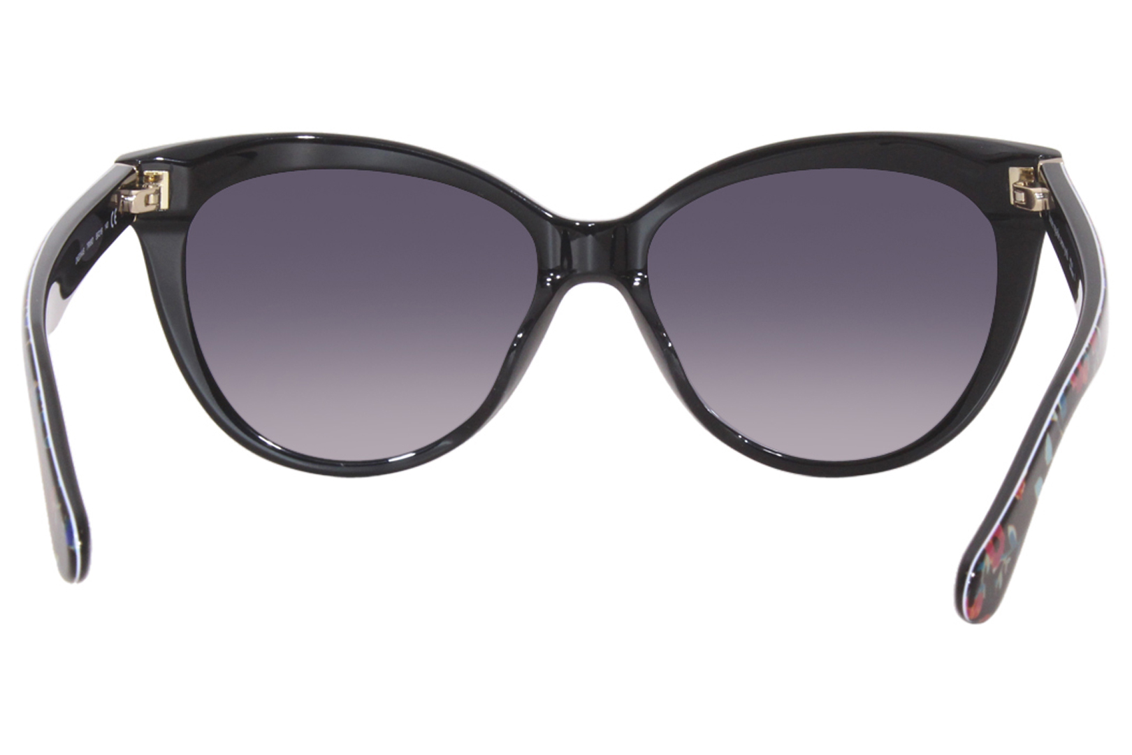 Kate Spade Daesha/S 7RM/9O Sunglasses Women's Pattern Black/Grey Gradient  56mm 