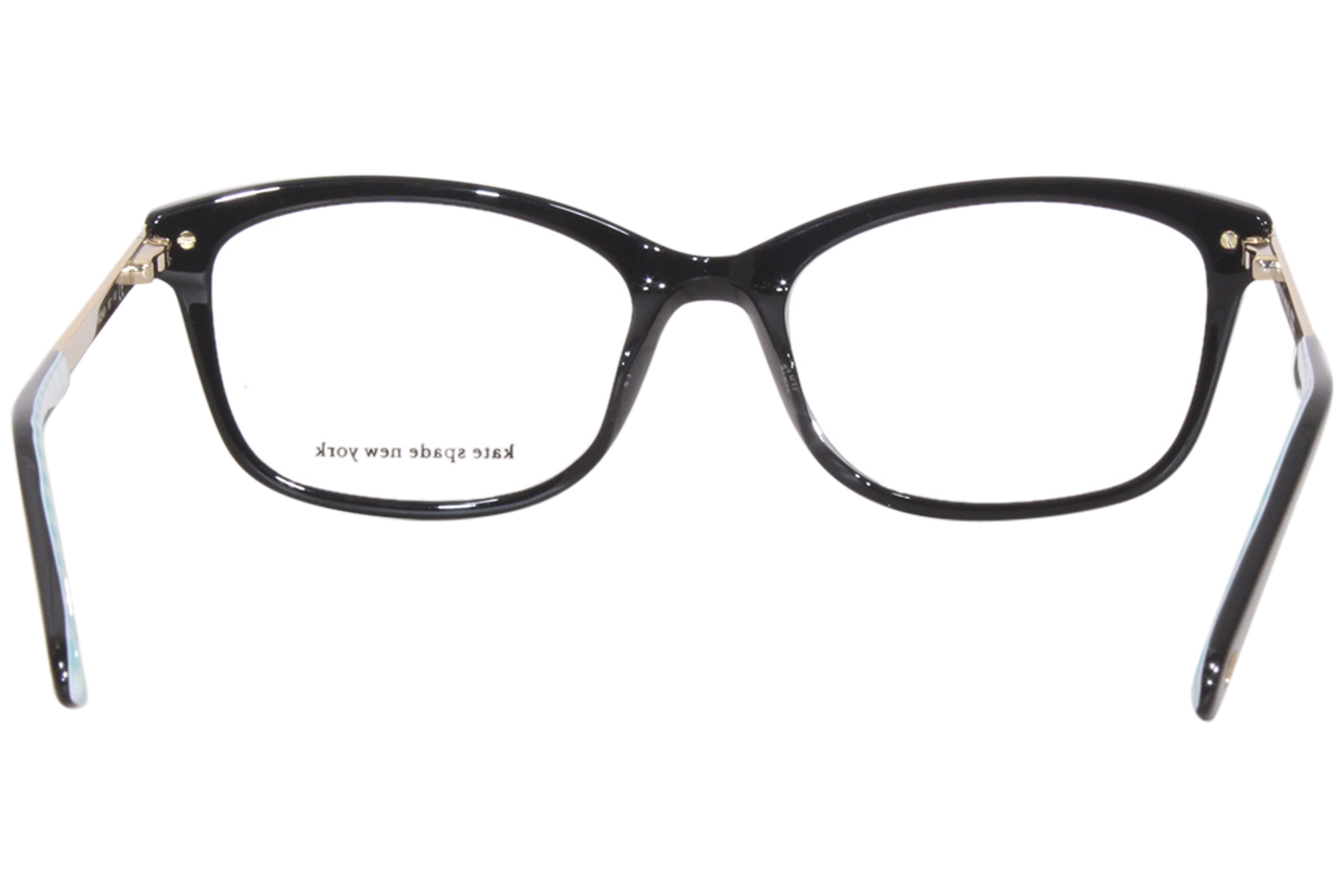 Kate Spade Vicenza 807 Eyeglasses Women's Black Full Rim Rectangle ...