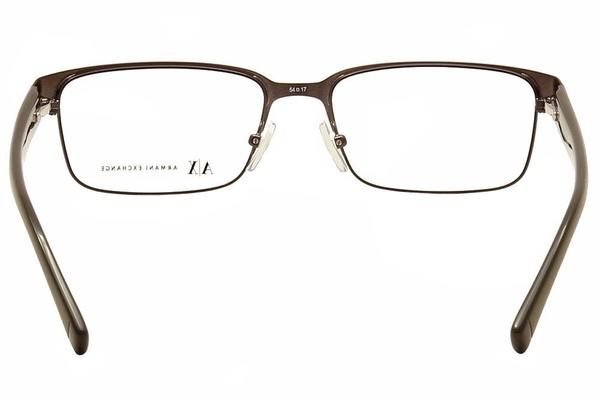 Armani Exchange AX1017 6083 Men's Eyeglasses Brown/Olive Optical Frame 54mm  