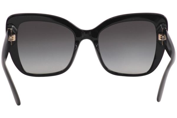 New narrow square sunglasses Dolce & Gabbana Monogram VG4375 col. black, Occhiali