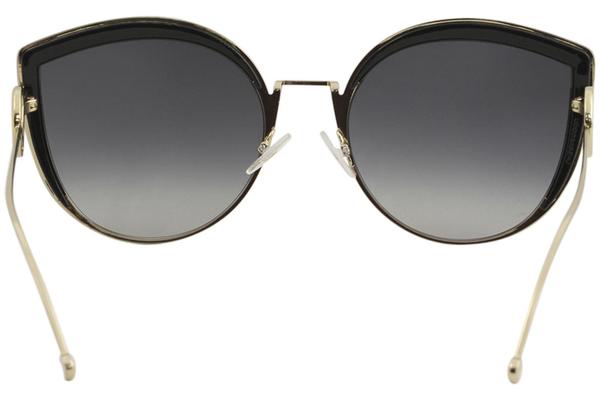  Fendi - FF0290/S Ivory Gold/Gray Sf Gold Cat Eye Women  Sunglasses - 58mm : Clothing, Shoes & Jewelry