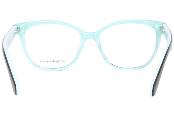 Kate Spade Adrie D51 Eyeglasses Women's Black/Blue Full Rim Square