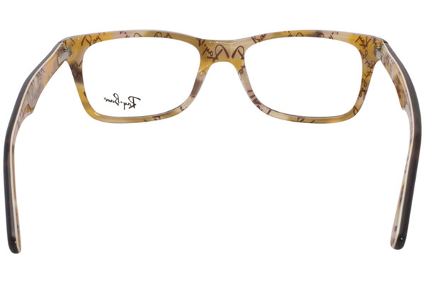 Ray Ban Eyeglasses RX5228 5409 Havana/Camouflage Optical Frame 54mm |  EyeSpecs.com