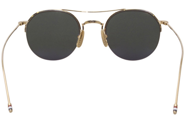 Thom Browne - Black & Gold Mesh Side Sunglasses - Thom Browne Eyewear -  Avvenice