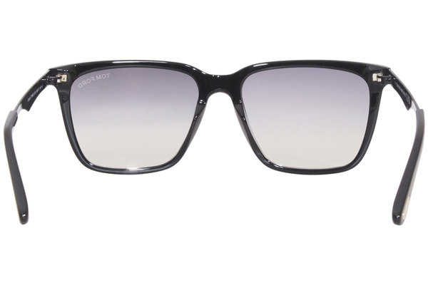 Tom Ford Gerard Polarized Sunglasses Shiny Black/Smoke at