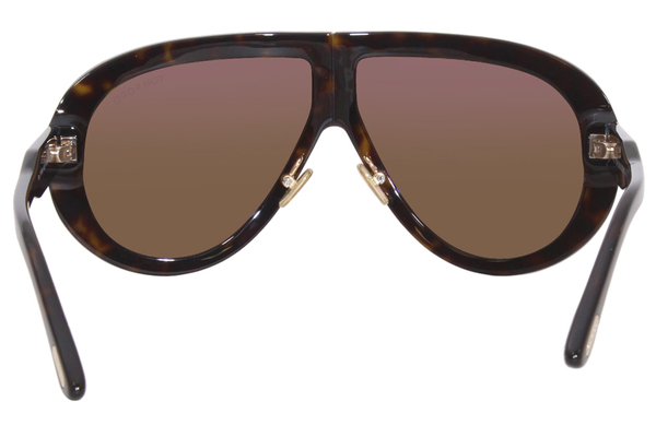 Tom Ford Troy TF836 52E Sunglasses Dark Havana/Brown Pilot 61-10-140 |  