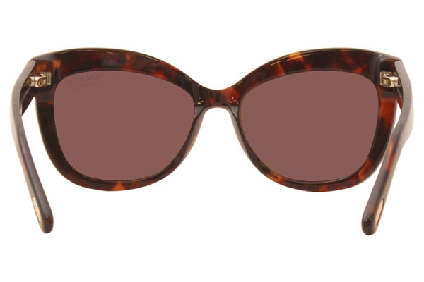 Tom Ford Sunglasses Women's Alistair TF524 54H Shiny Red Havana