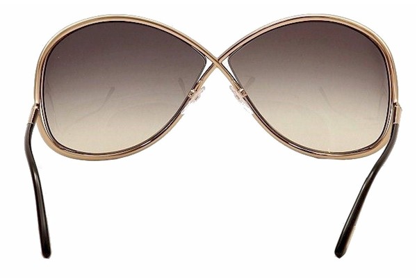 Tom Ford Women's Miranda TF130 TF/130 28B Rose Gold Fashion Sunglasses 68mm  