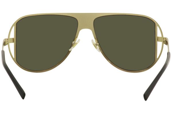 Versace Men s VE2212 VE 2212 1002 7P Gold Pilot Sunglasses 57mm