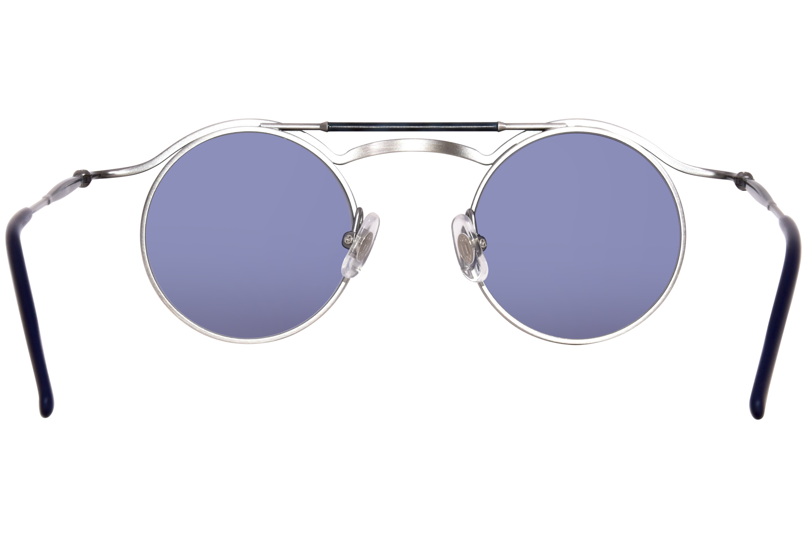 Matsuda 2903H MAS Sunglasses Men's Matte Antique Silver/Cobalt