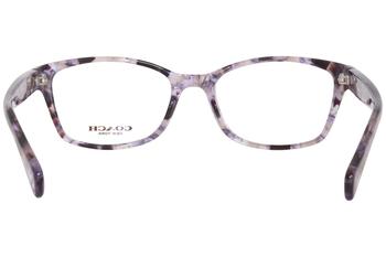 Coach HC6065 5548 Eyeglasses Women's Purple Tortoise Full Rim 51-17-135