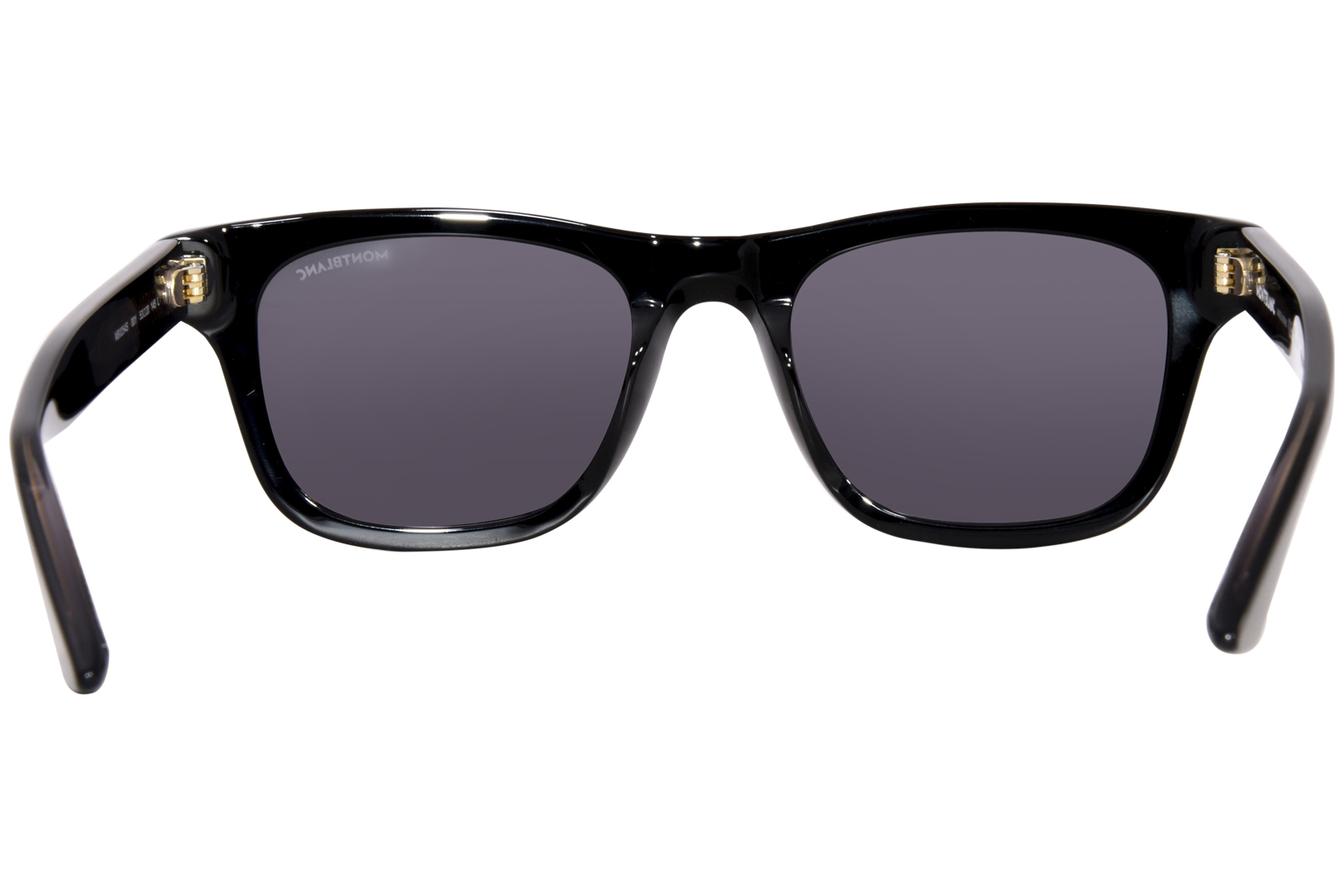 Mont Blanc MB0254S 001 Sunglasses Men's Black/Smoke Rectangle Shape  53-20-145