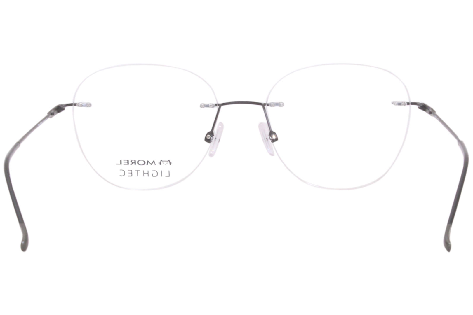 Morel Eyeglasses Frame Men's Lightec 30240L NG10 Black/Matte Gunmetal ...