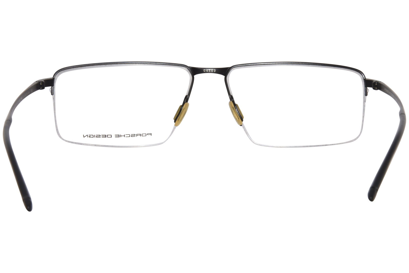 Porsche Design P8736 Eyeglasses Men's Semi Rim Rectangle Shape ...