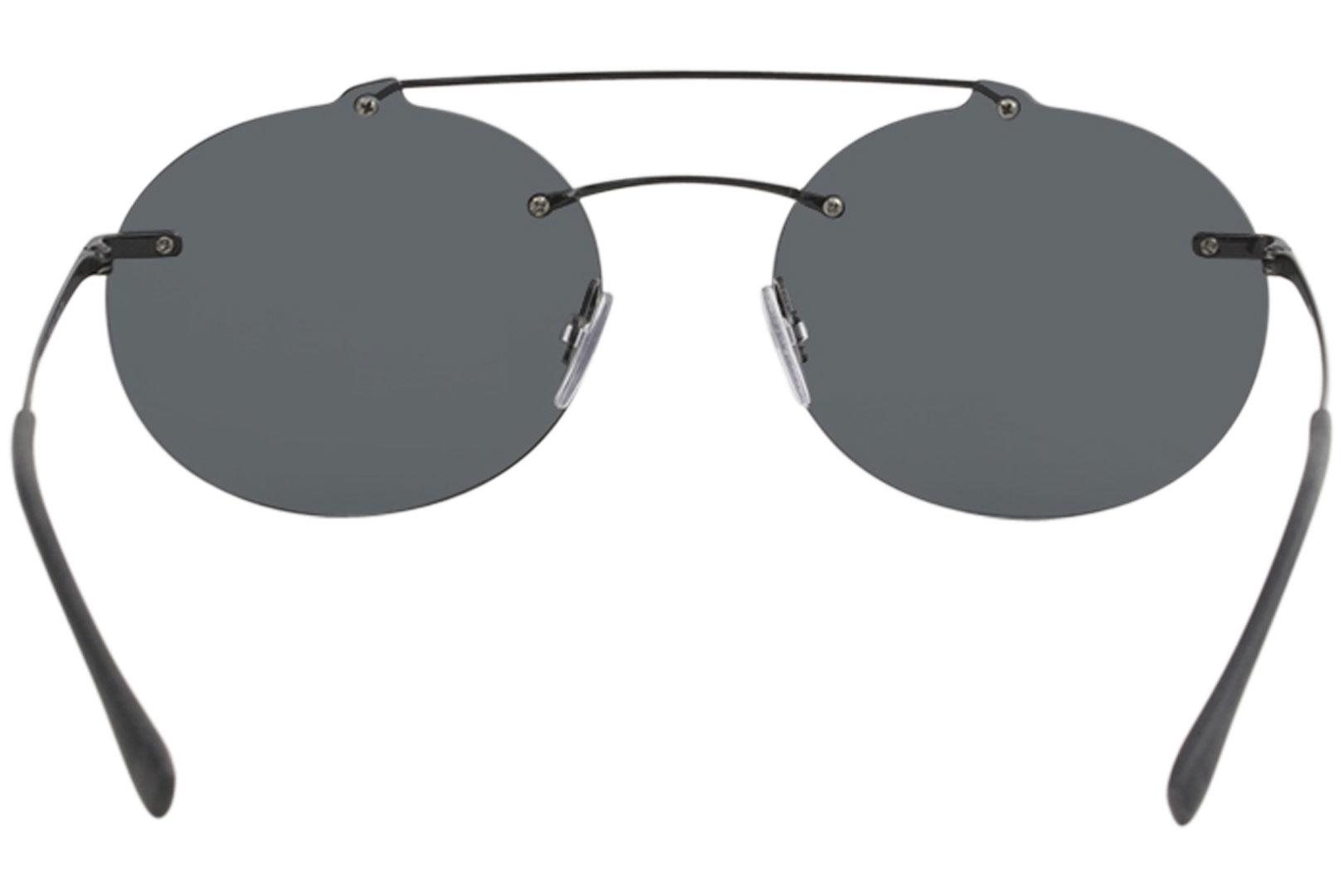 Prada Linea Rossa Lifestyle SPS56T 1BC 214 Sunglasses Silver Grey