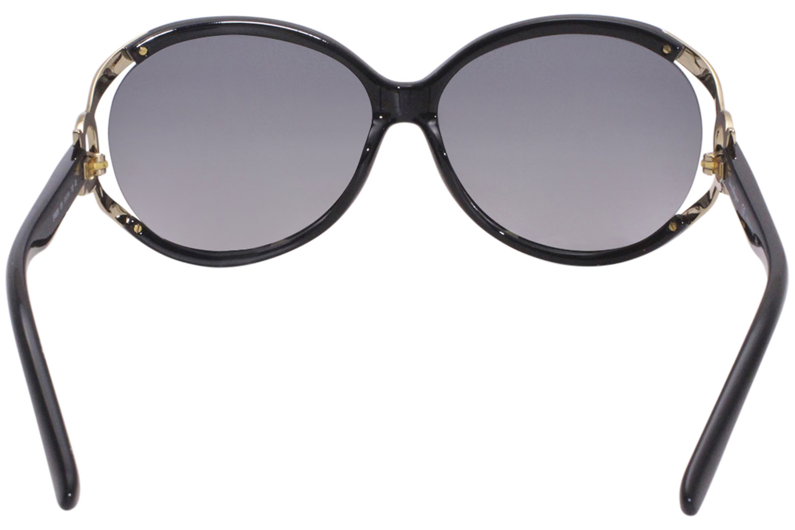 Salvatore Ferragamo Sunglasses SF600S 001 Black-Gold/Grey 61-14-130mm