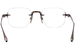 Akoni Juno-One AKX-308 Titanium Eyeglasses Rimless Square Shape