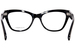 Alexander McQueen AM0401O Eyeglasses Women's Full Rim Cat Eye